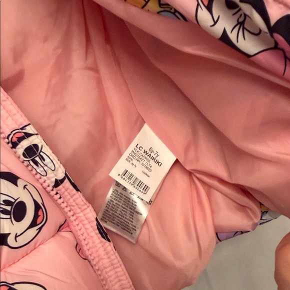 Pink Minnie Mouse Hooded Puffer Vest for Kids - Picture 9 of 9